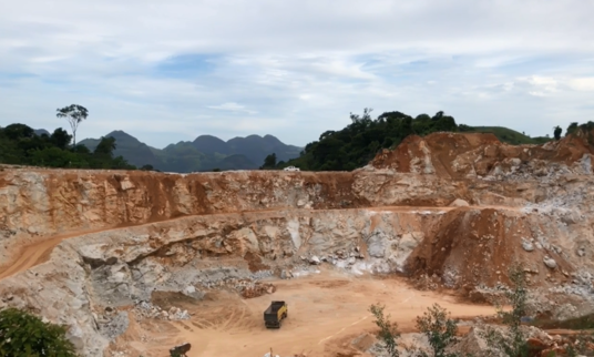 Calcium Carbonate Mine at Cachoeiro