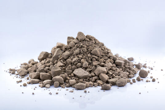 Moler in crushed form
