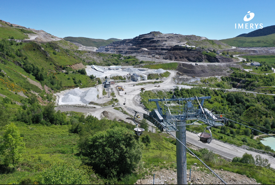 Talc extracted from Luzenac in France is used as an additive to plastics
