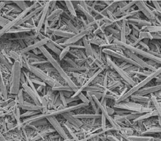 Nyglos® wollastonite has an acicular structure