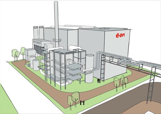 Imerys and E.ON New energy recovery plant at Willebroek, Belgium