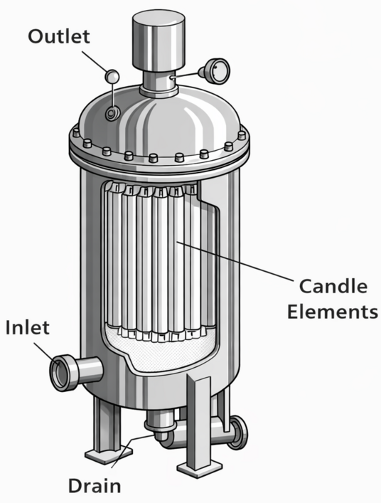 Candle Filters - minerals for filtration Imerys