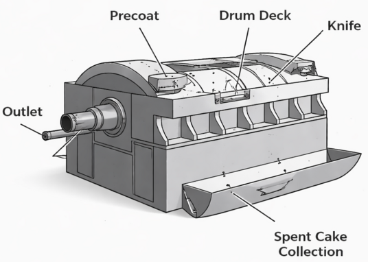 Rotary vacuum filters - minerals for filtration Imerys