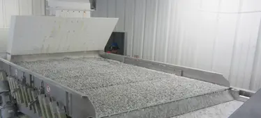 A state-of-the-art optical sorting station helps maximize ore recovery.