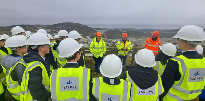 Penrice Academy students awestruck on Imerys tour 