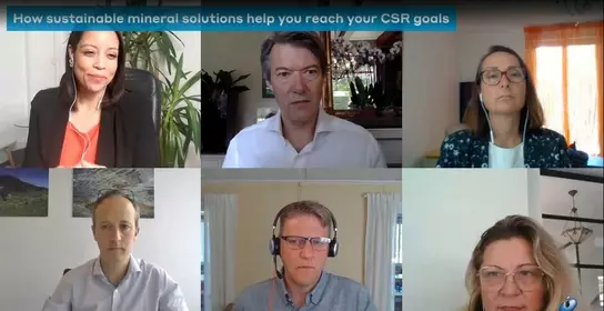 A screenshot of videoconference discussion