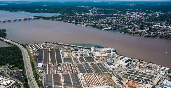 A cover image for the Wastewater infrastructure application
