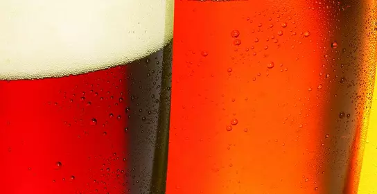 Beer in a glass