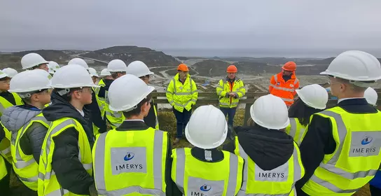 Penrice Academy students awestruck on Imerys tour 