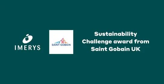 Sustainability Challenge award from Saint Gobain UK - Imerys
