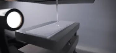 Surface wettability testing of superhydrophobic additive for powder coatings